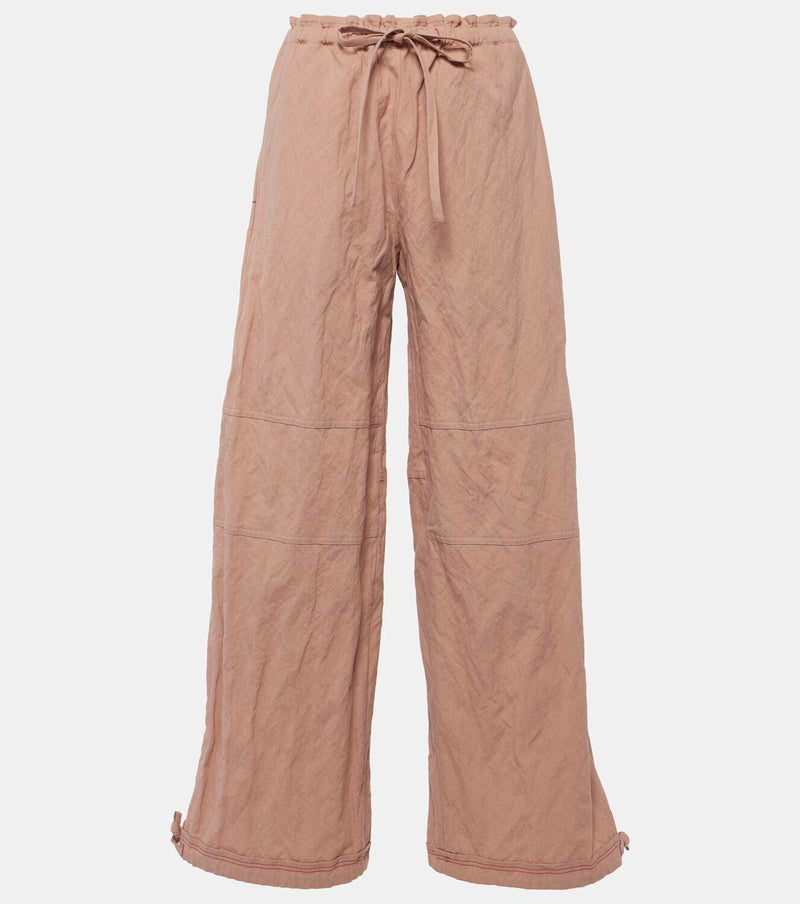 Paginol cotton-blend wide-leg pants