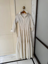 White Taffeta Gown
