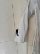 White Taffeta Gown