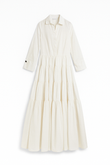 White Taffeta Gown