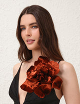 Velvet Flower Brooch