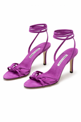 Purple Strappy Heels