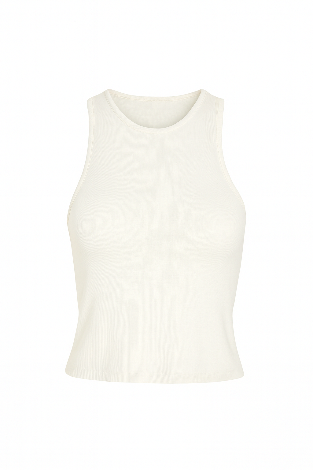Knit racer tank