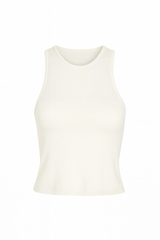 Knit racer tank
