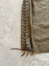 Skirt with Leather Detail