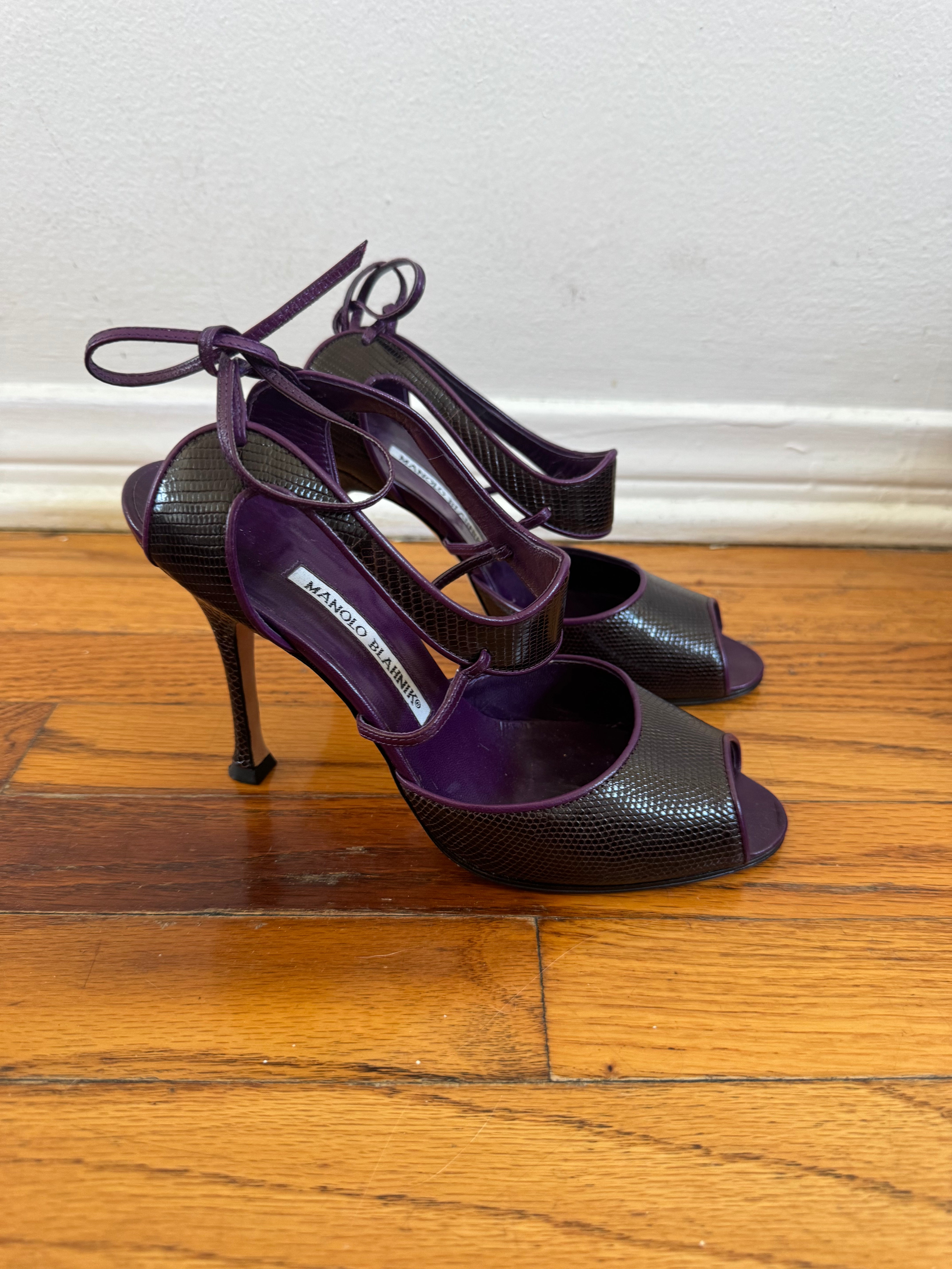 Rare Purple Lizard Heel (37.5)
