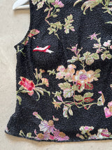 Vintage Beaded Floral Top