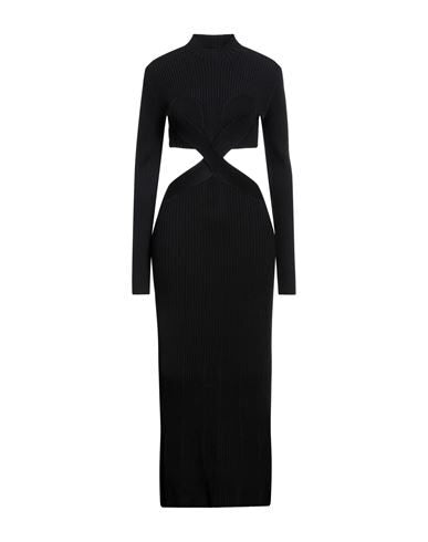 Cut Out Knit Dress with Swirl Bust