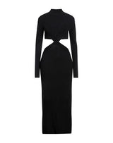 Cut Out Knit Dress with Swirl Bust