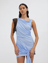 Draped Mini Dress