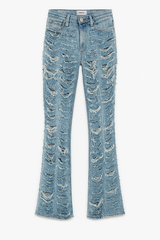 Distressed Denim Jeans