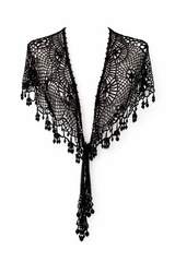 Beaded Fringe Shawl