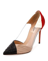 Color Block & PVC heels (40.5)