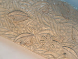 Nancy Gonzalez Floral Embossed Crocodile Clutch