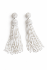 Beaded Tassel Earrings
