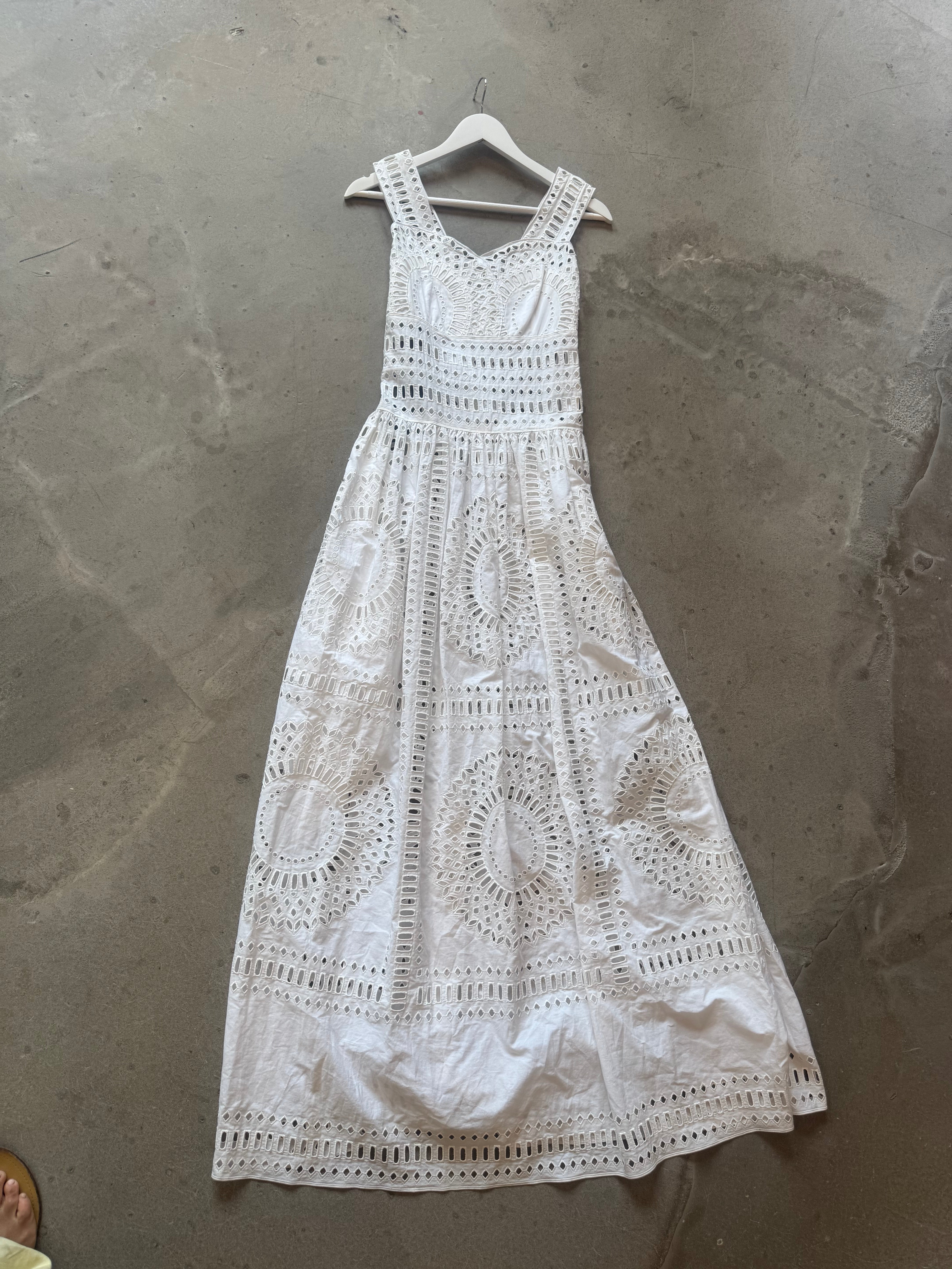 White Eyelet Dress