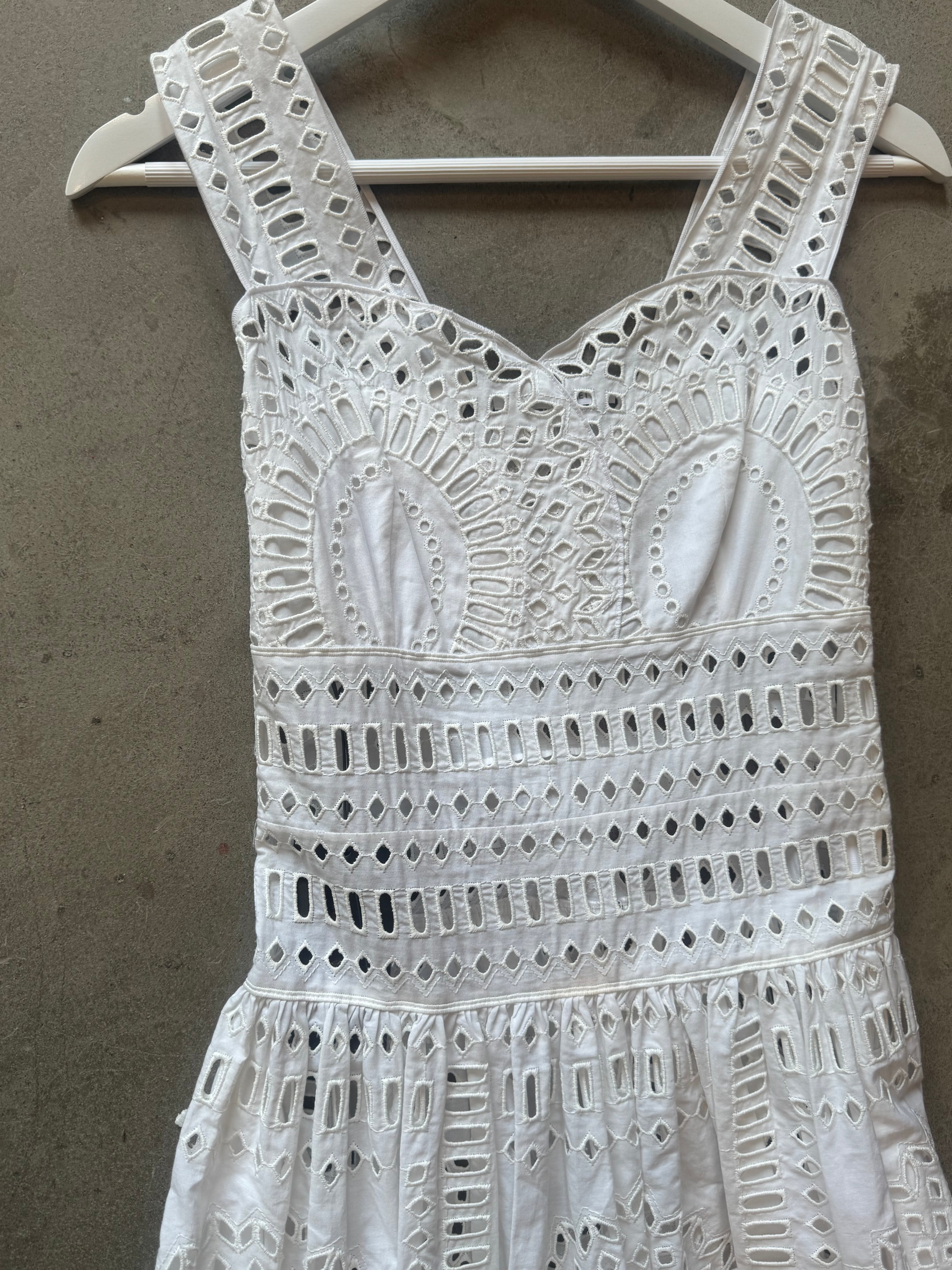 White Eyelet Dress