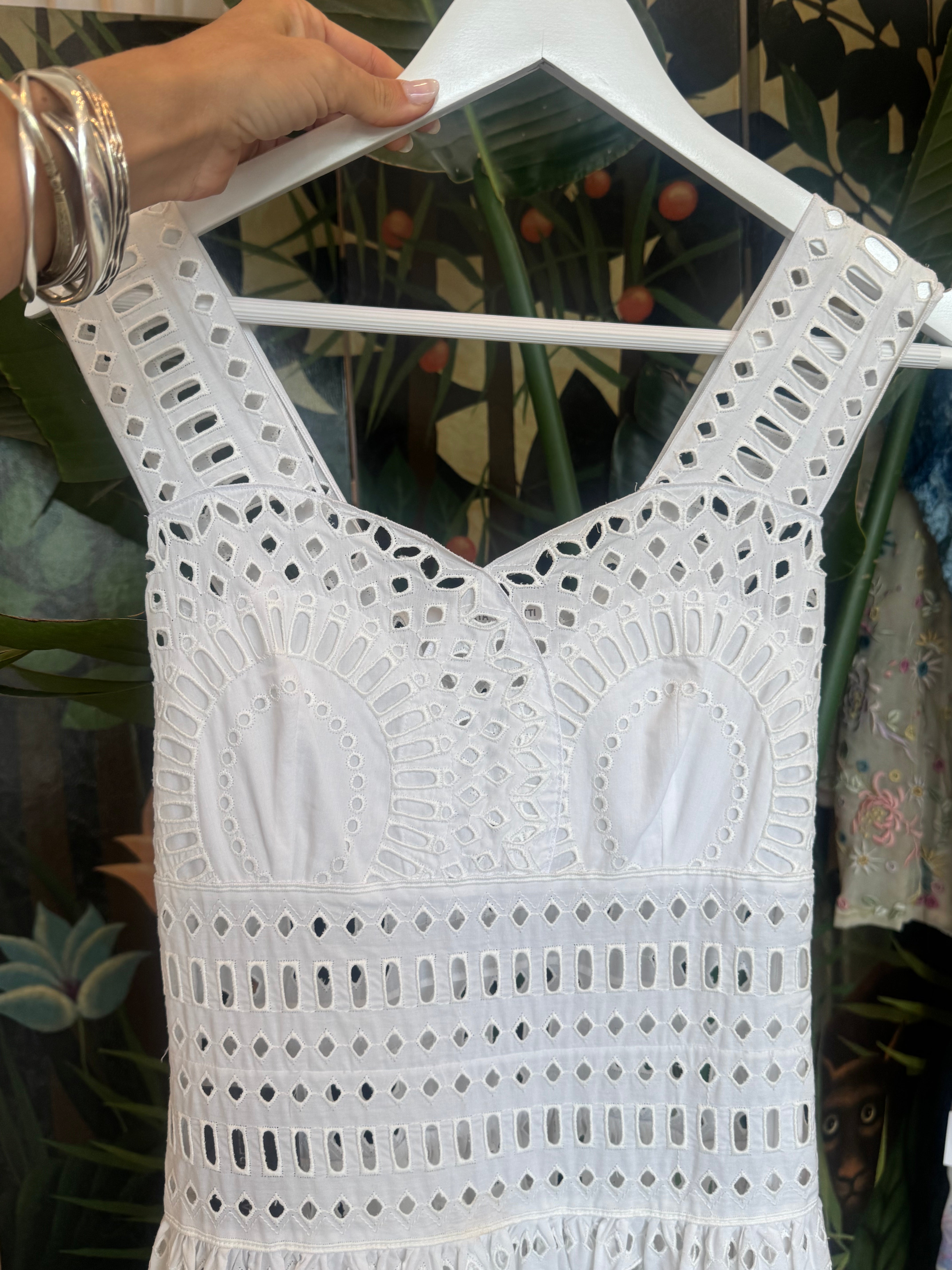 White Eyelet Dress