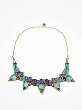 24k Gold and Turquoise Necklace