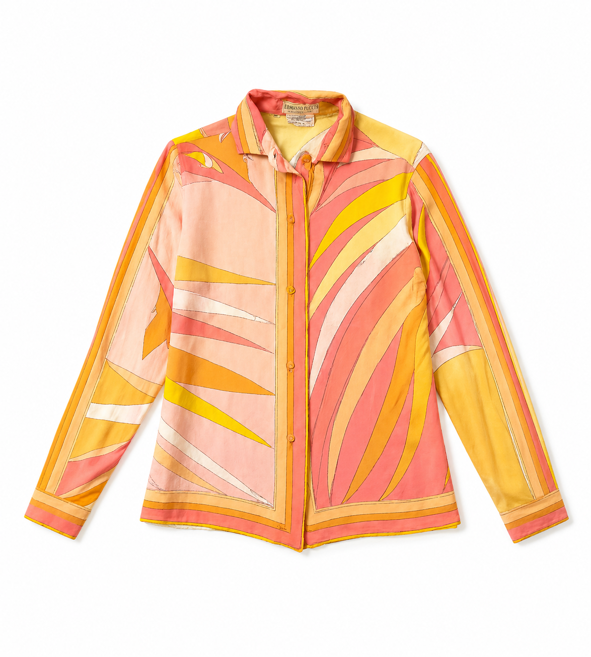 Pucci Chiffon Vintage Printed Blouse