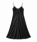 Black Vintage Slip Dress