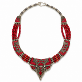 Red Beaded Necklace