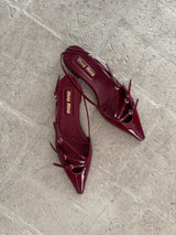 Burgundy Patent Leather Shoe 39.5