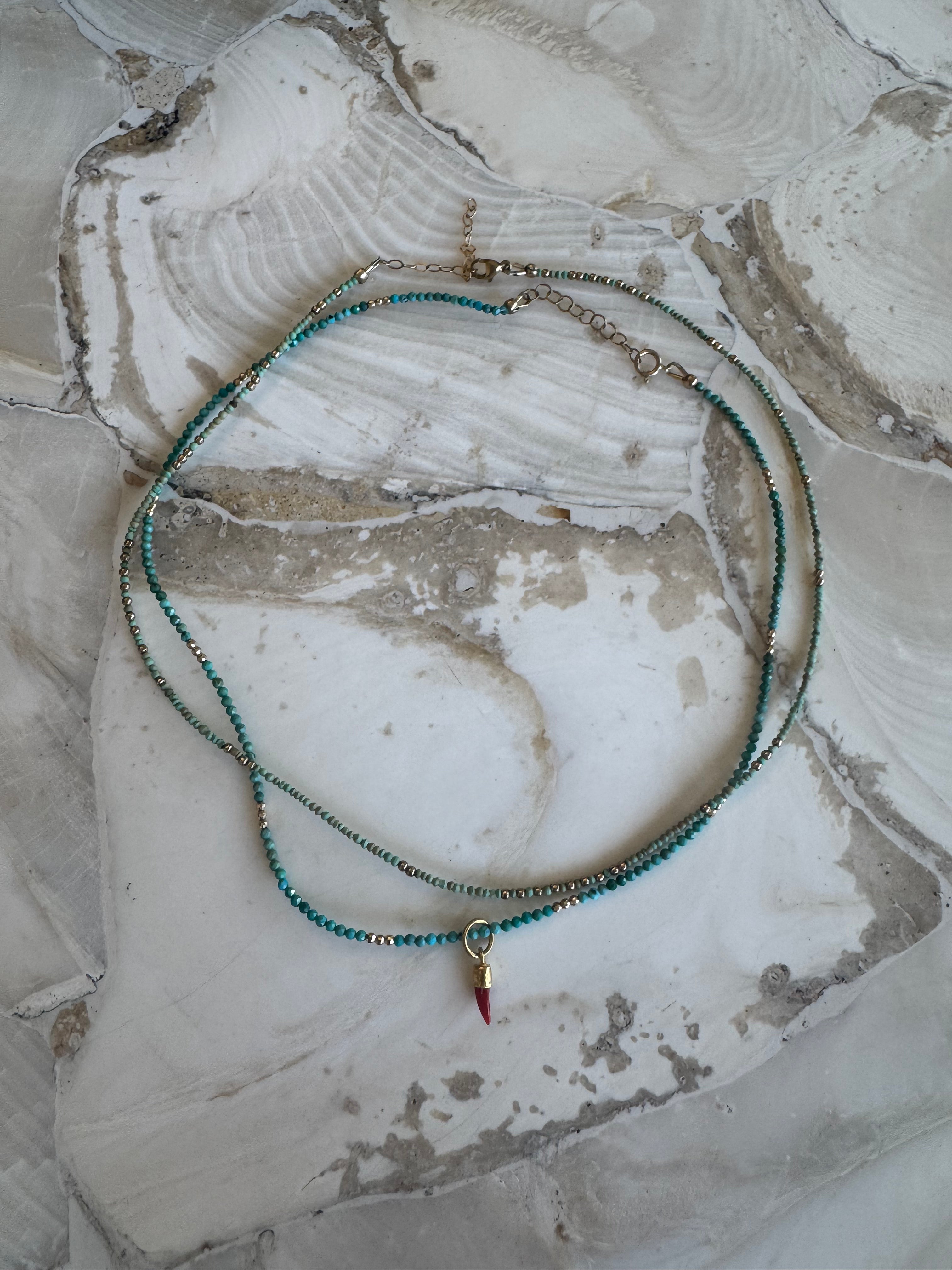 Double Necklace with chillie