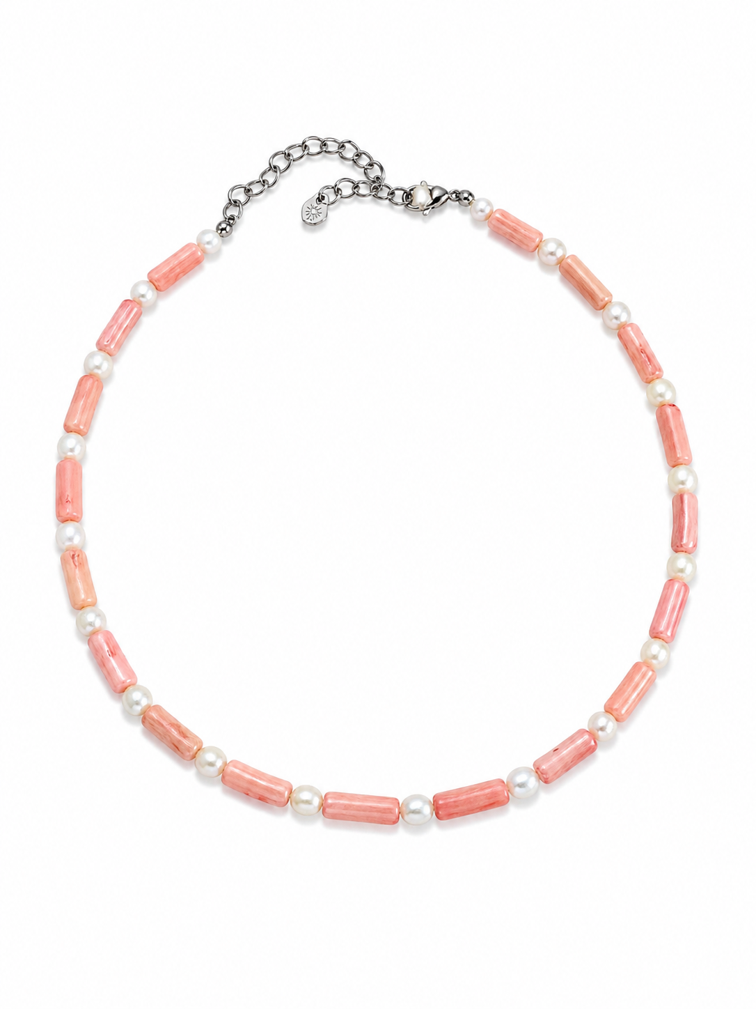 Coral and Pearl Necklace