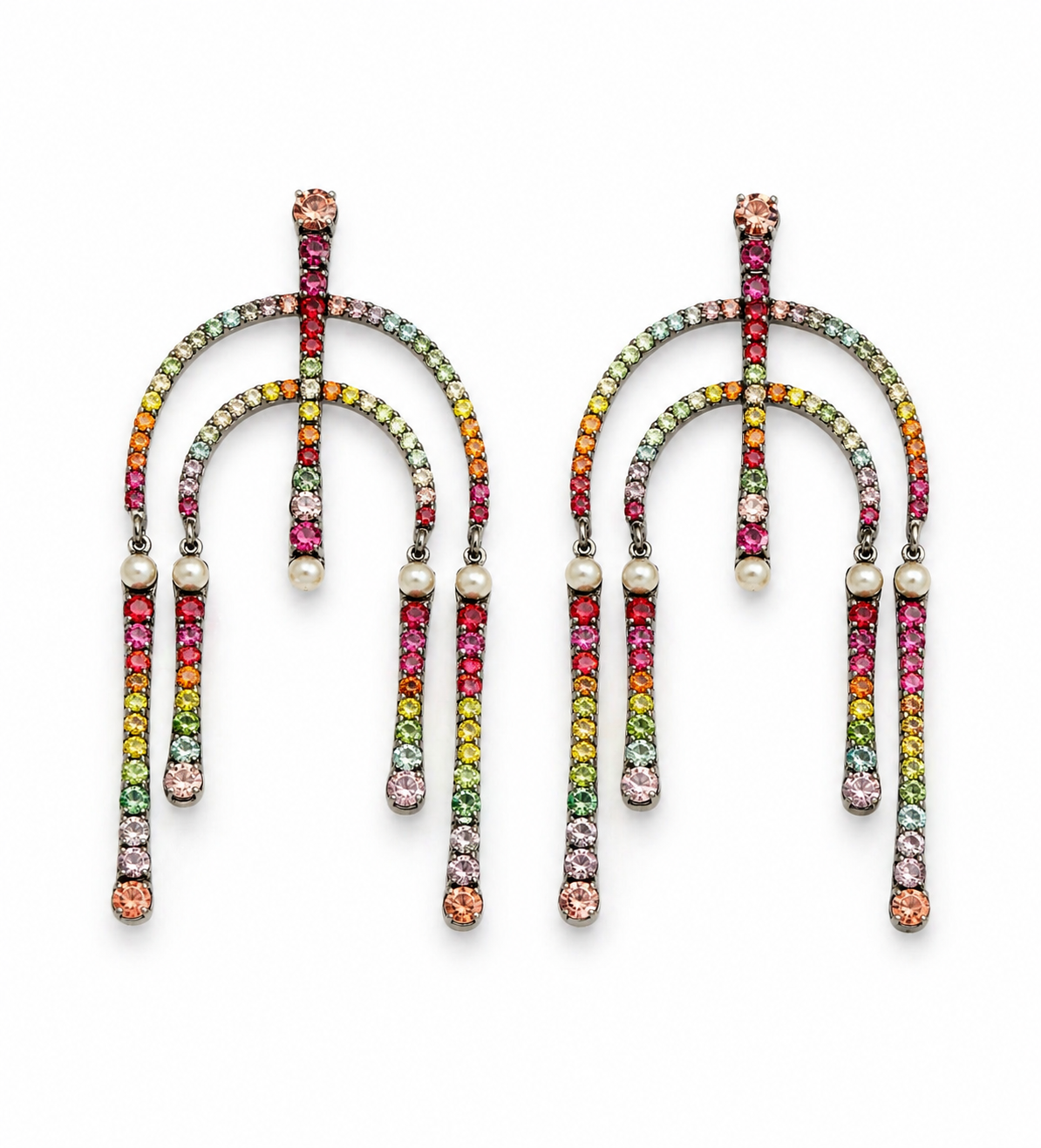 Horseshoe Rainbow Earrings
