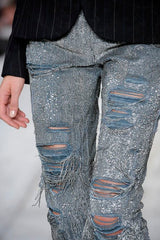 2010 Silver Sequin Distressed Set