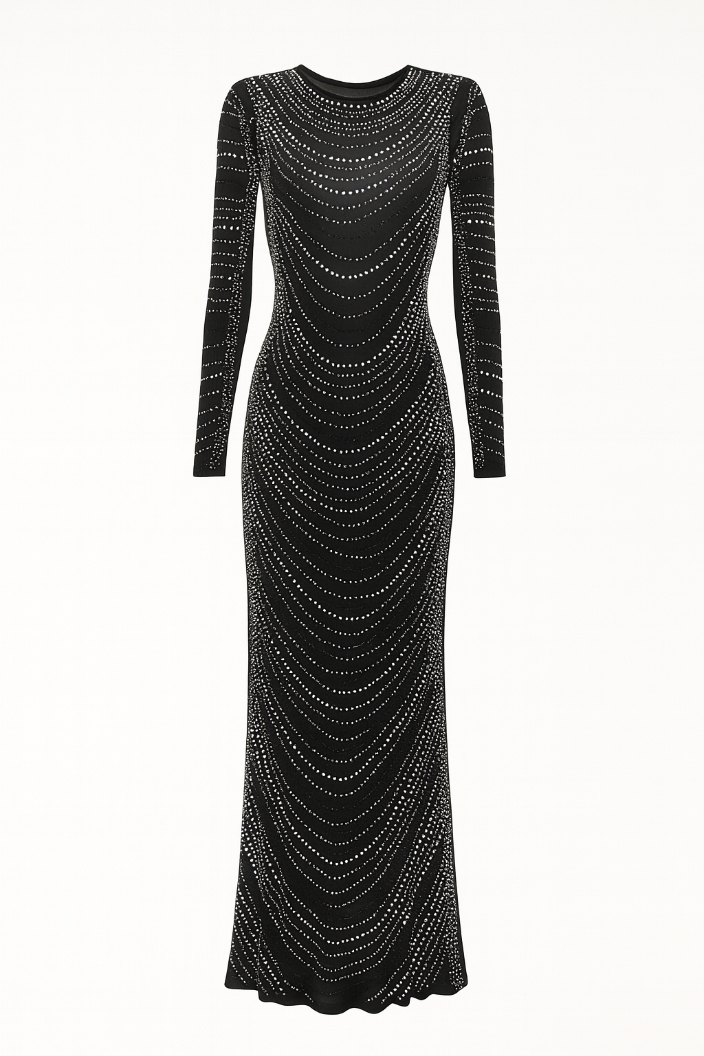 Sheer Rhinestone dress