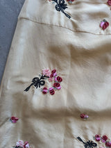 Silk and Velvet Flower Skirt