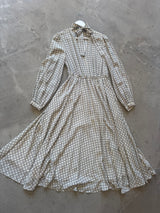 Silk Dress with tie neck
