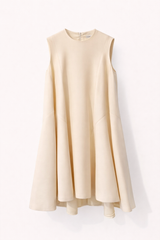 Cream Swing Dress