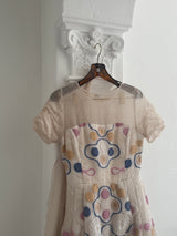 Embroidered Tulle Maxi Dress