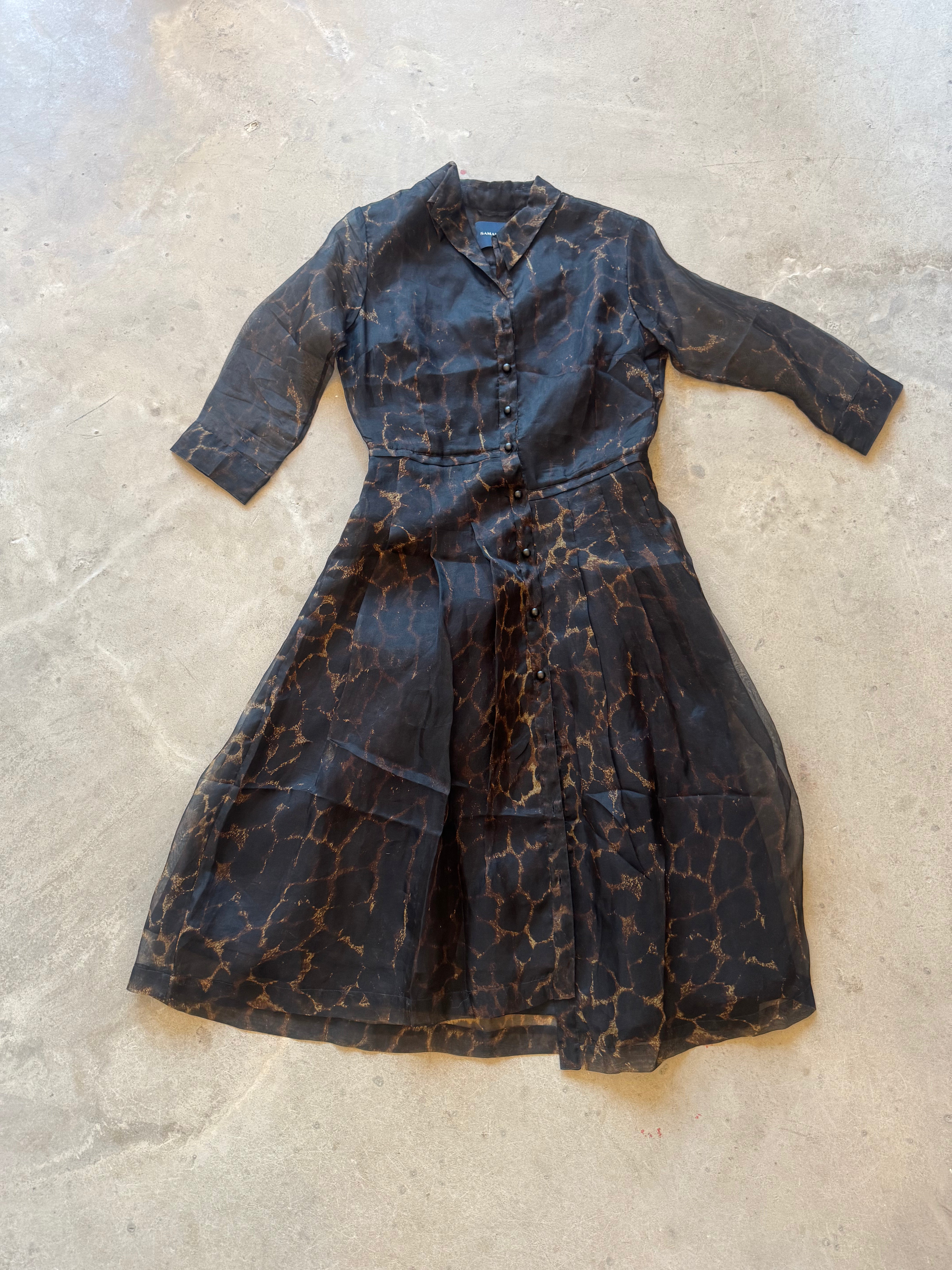 Leopard Button Down Dress