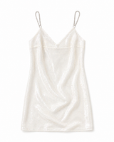 Area White Mini Dress with Accents