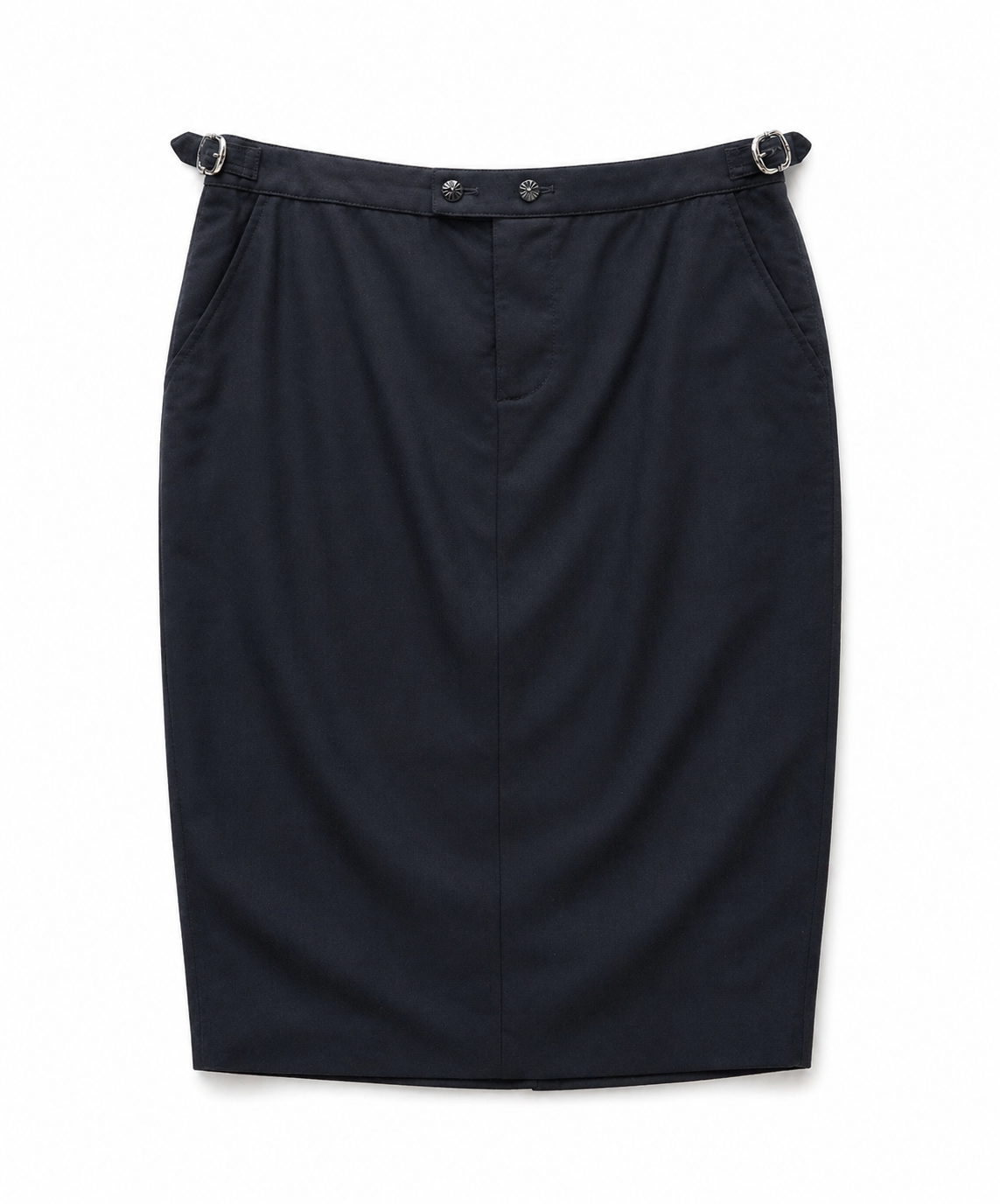 Black Pencil Skirt Chrome Hearts