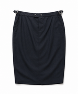 Black Pencil Skirt Chrome Hearts
