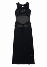 Black Cutout Midi Dress