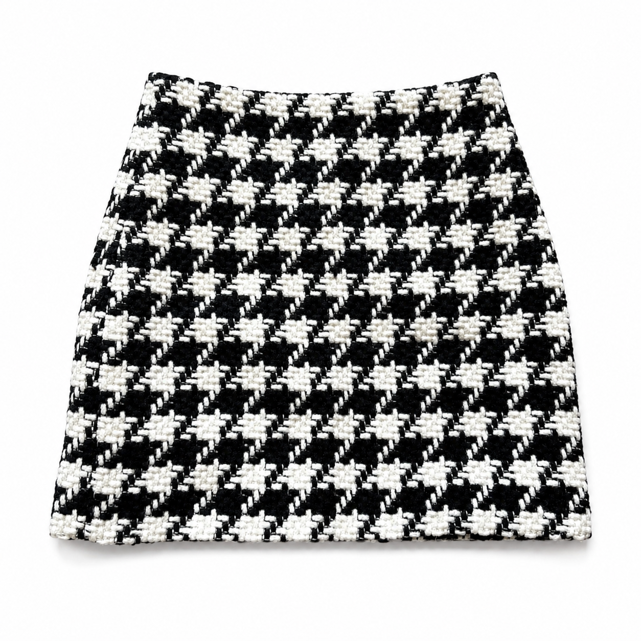 Houndstooth Mini Skirt