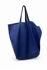 Blue Leather Bag