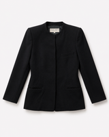Black High Neck Blazer