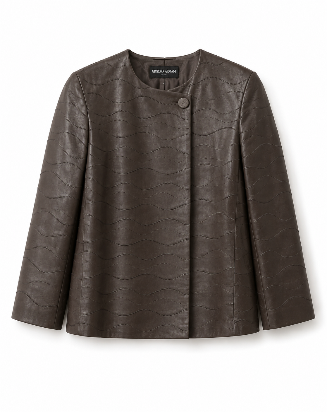 Vintage Brown Leather Jacket