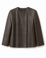 Vintage Brown Leather Jacket