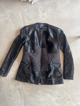 Vintage Black Pony Hair Jacket