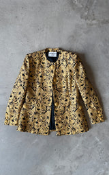 Vintage Gold Brocade Jacket