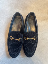 Monogram Velvet Horse-bit loafer