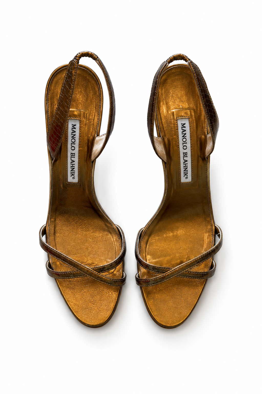 Bronze Kitten Heels